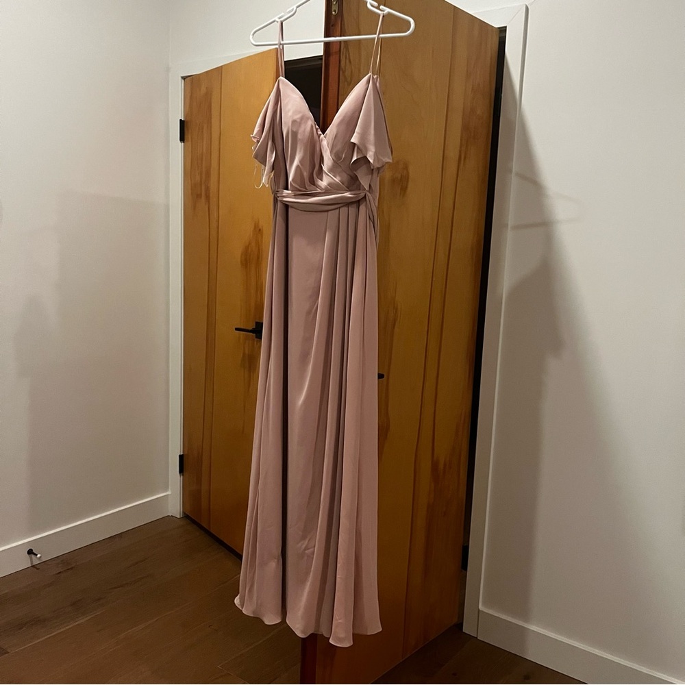 Chic Blush Maxi Dress
